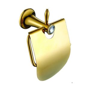Stilla Gold Kapaklı Tuvalet Kağıdı Tutacağı